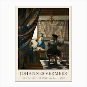 Johannes Vermeer Canvas Print