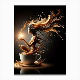 Coffee Art Canvas Print