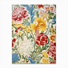 Floral Wallpaper 117 Canvas Print