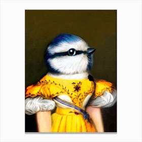 Pimpel Maysie The Little Bird Pet Portraits Canvas Print