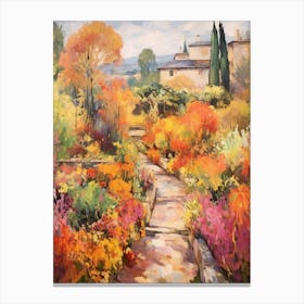 Autumn Gardens Painting Generalife Gardens Spain 2 Canvas Print