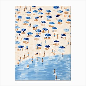 Happy Summer Day On The Beach 4 Canvas Print