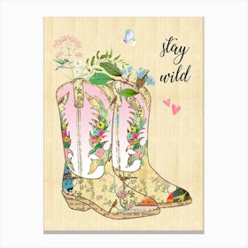 Stay wild Canvas Print