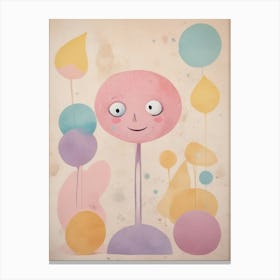 Pink Alien Canvas Print