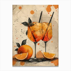 Aperol Spritz Art Print 152 Canvas Print