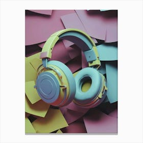 Headphones 2 Canvas Print