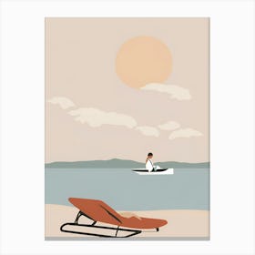 Day At The Beach Canvas Print