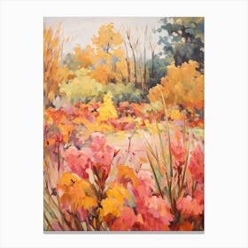 Autumn Gardens Painting Le Jardin Plume France 3 Canvas Print