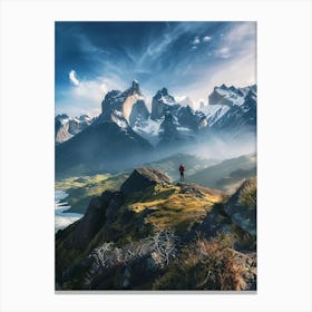 Chilean Mountains Canvas Print