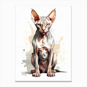 Sphynx Cat Canvas Print