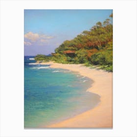 Doctor'S Cave Beach Jamaica Monet Style Canvas Print