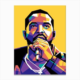 Drake WPAP Canvas Print