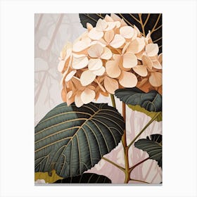 Flower Illustration Hydrangea 2 Canvas Print