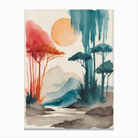 Watercolor Painting 59 Canvas Print