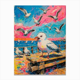 Seagulls 3 Canvas Print