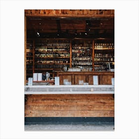 Dinner Abstract Store Blank Rustic Wooden Eatery Product People Banner Decoration Shelf 2 Canvas Print