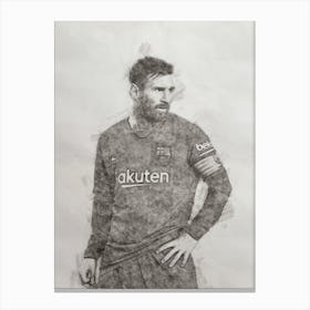 Lionel Messi 2 Canvas Print