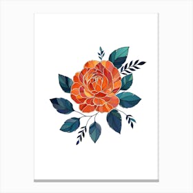 October Rose Canvas Print