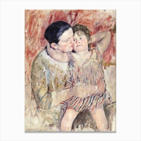 Woman And Child, Mary Cassatt Canvas Print