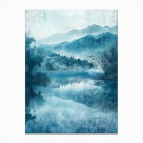 Chinese Landscape Painting 2 Canvas Print