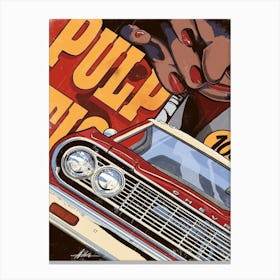 Pulp Fiction poster 1 Canvas Print