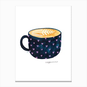 Cappuccino Canvas Print