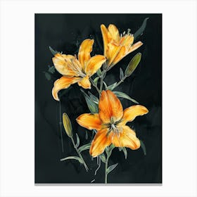 Lily Painting 5 Canvas Print