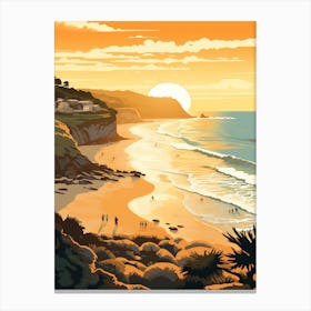Avoca Beach Australia Golden Tones 1 Canvas Print