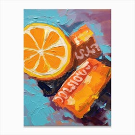 Oranges Oil Painting 4 Canvas Print