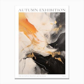 Autumn Exhibition Modern Abstract Poster 14 Canvas Print