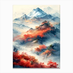 Asian Landscape Painting Canvas Print