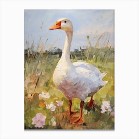 Bird Painting Goose 2 Canvas Print