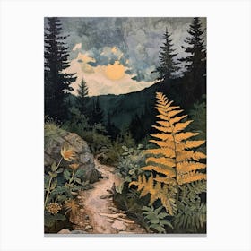 Walking Fern Painting 3 Canvas Print