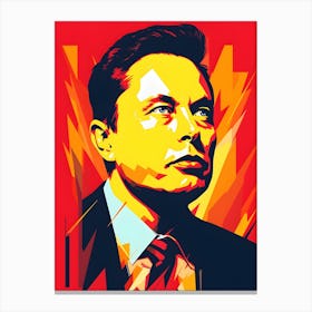 Elon Musk Canvas Print