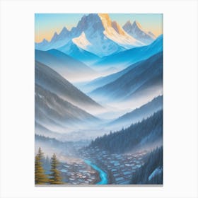 Mountain Landscape 1 Canvas Print