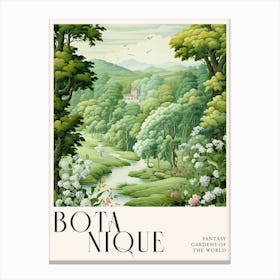 Botanique Fantasy Gardens Of The World 32 Canvas Print