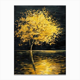 Tree In The Water 1 Canvas Print