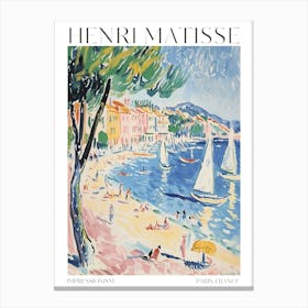 Matisse Print Painting Coastal Eclectic Maximalist Trendy Decor Matisse Gift Idea Canvas Print