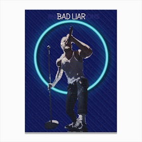 Bad Liar Imagine Dragons Dan Reynolds Canvas Print