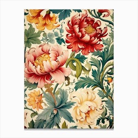 Floral Wallpaper Pattern 3 Canvas Print