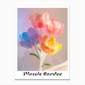 Dreamy Inflatable Flowers Poster Peony 2 Canvas Print