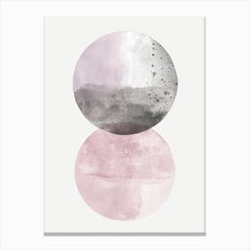 Pink And Grey 2 Canvas Print