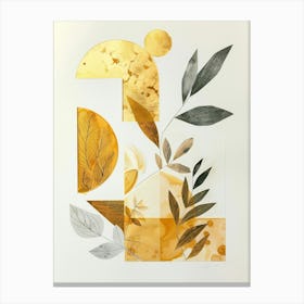 'Gold Leaf' 9 Canvas Print