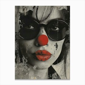 Clown Face 1 Canvas Print