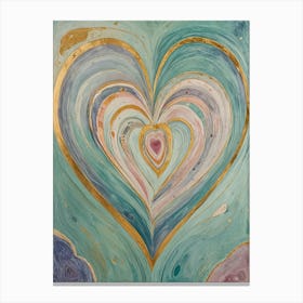 Heart Of Pastel Canvas Print