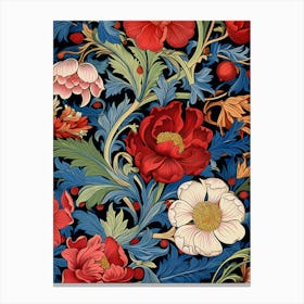 Floral Wallpaper 40 Canvas Print