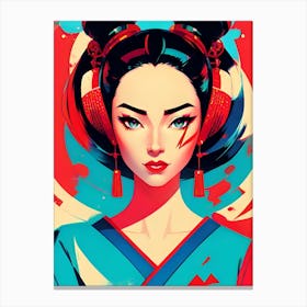 Geisha 85 Canvas Print