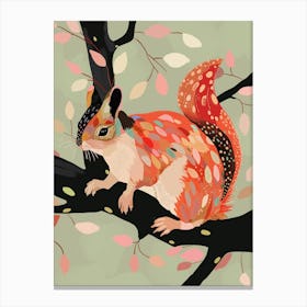 Squirrel In The Trees Canvas Print