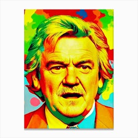 Brendan Gleeson Colourful Pop Movies Art Movies Canvas Print