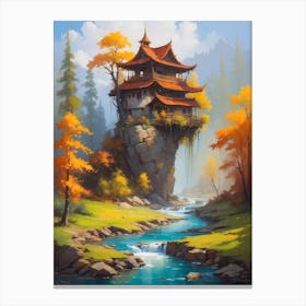 Asian House 2 Canvas Print